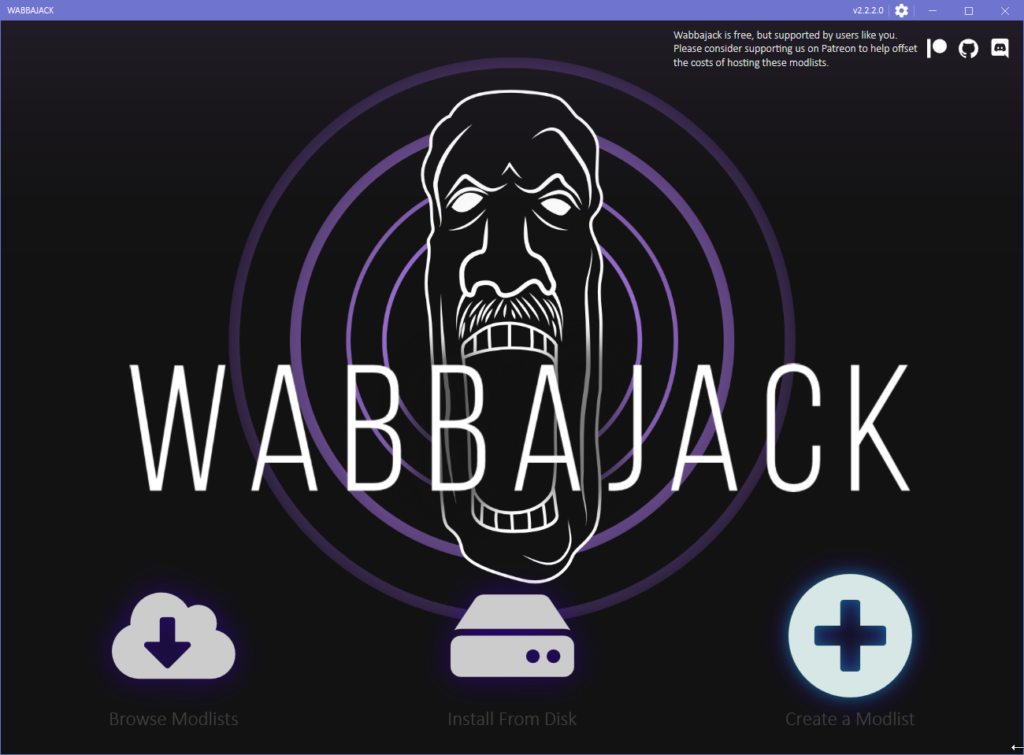 Wabbajack Interface