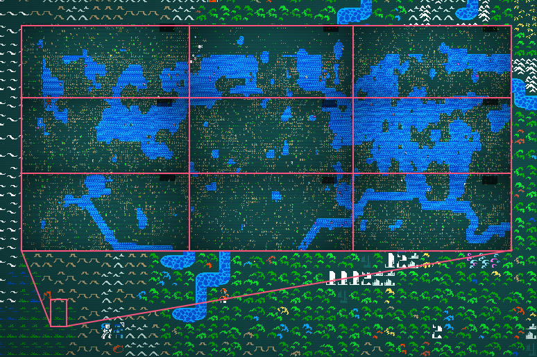 Overworld Map in Qud