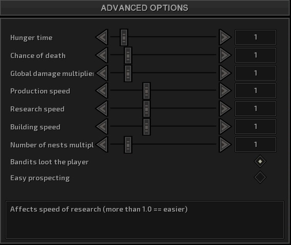 kenshi gameplay settings