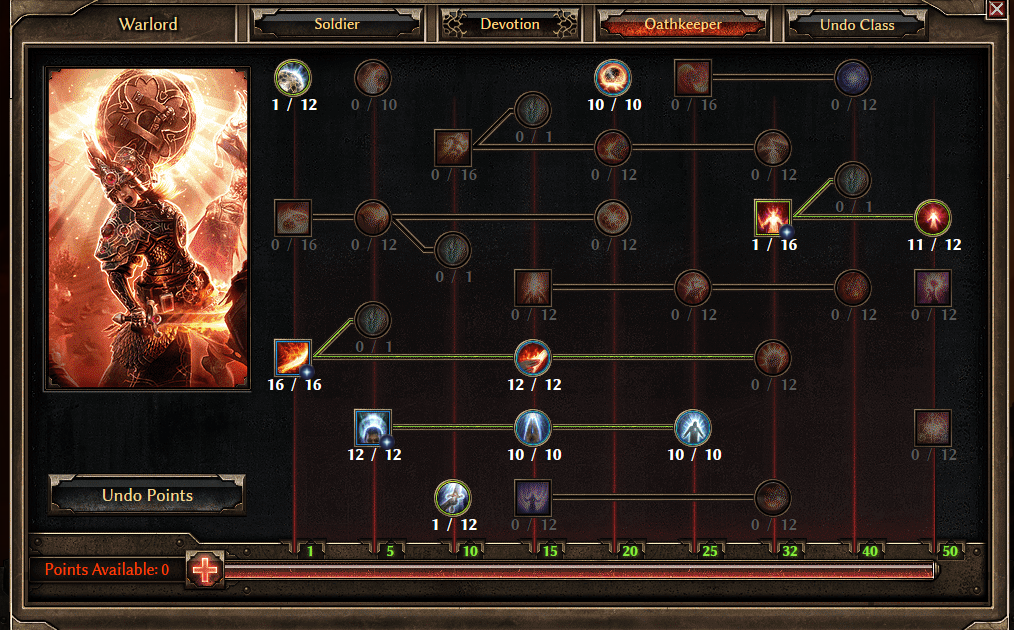 Oathkeeper Skill Tree