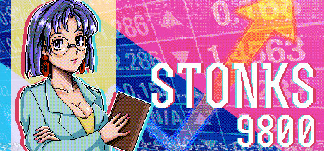 STONKS-9800: Stock Market Simulator key art